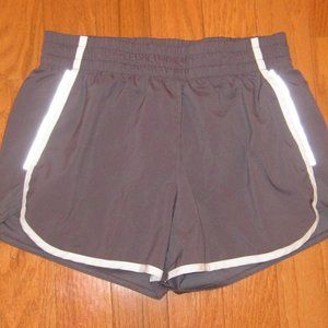 Athletic Works Gray Running Shorts w/ White Trim Size XL 14-16 PLUS